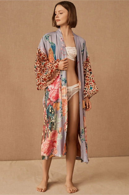 Women's Kimono Robe / Beach Cover-Up