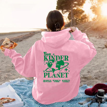 Create a Kinder Planet Hoodie