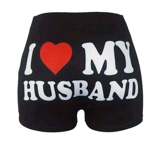 I Love My Husband Lounge Shorts