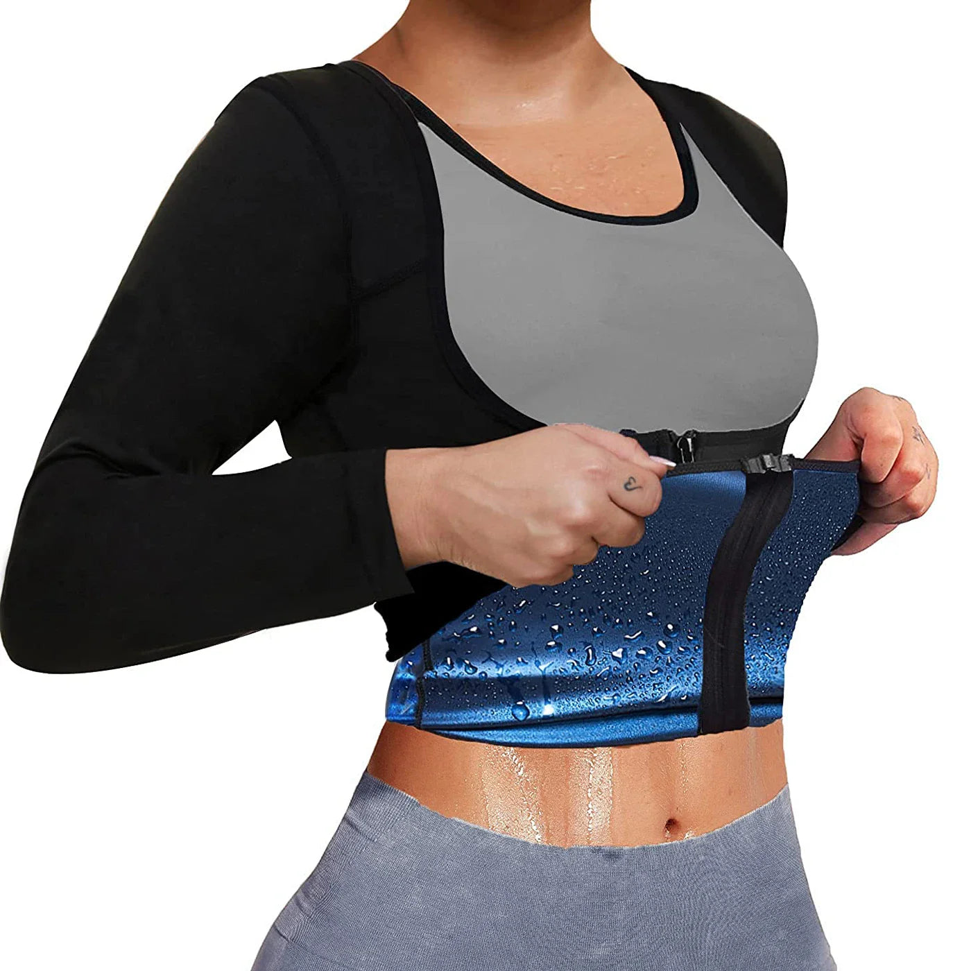 Women's High Compression Sauna Long Sleeve Top