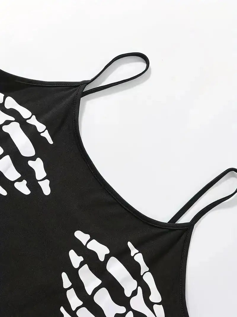 Sexy Skeleton 2-Piece Loungewear