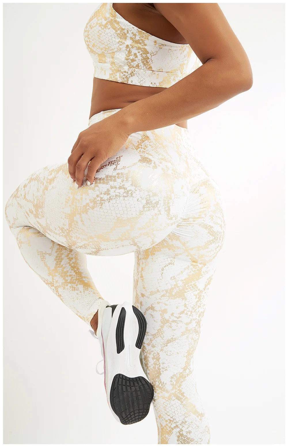 Snake Skin Printed Yoga Leggings