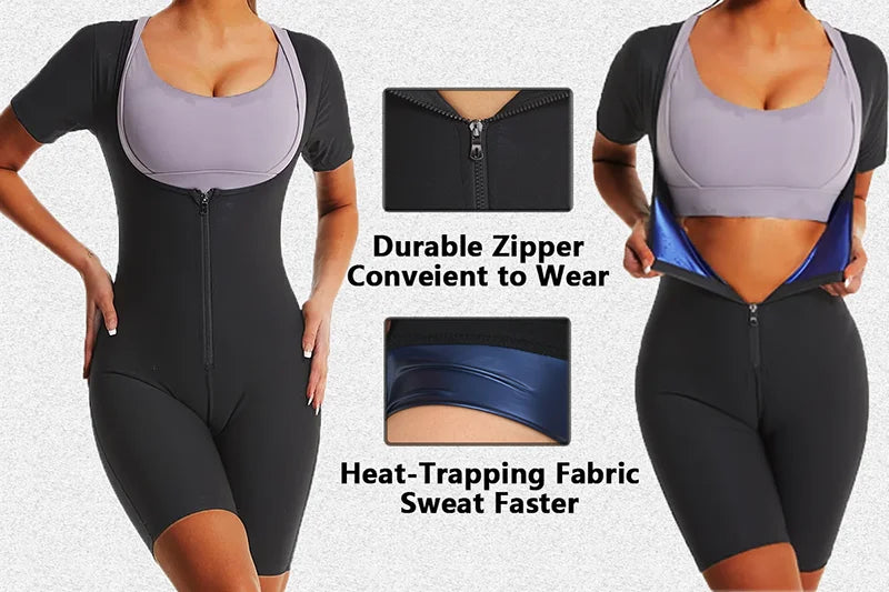 Women's High Compression Sauna Jumpsuit