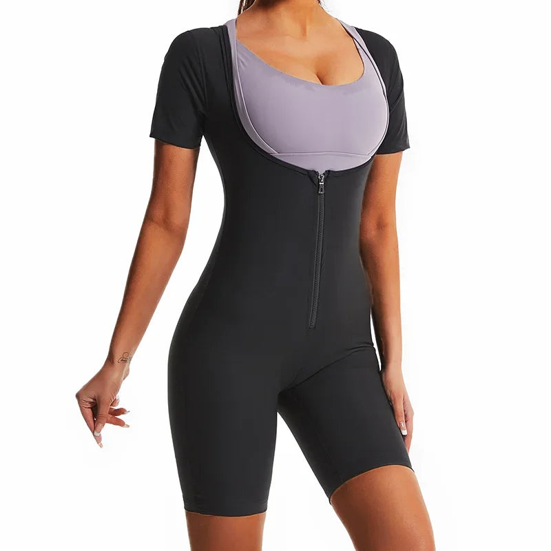 Women's High Compression Sauna Jumpsuit